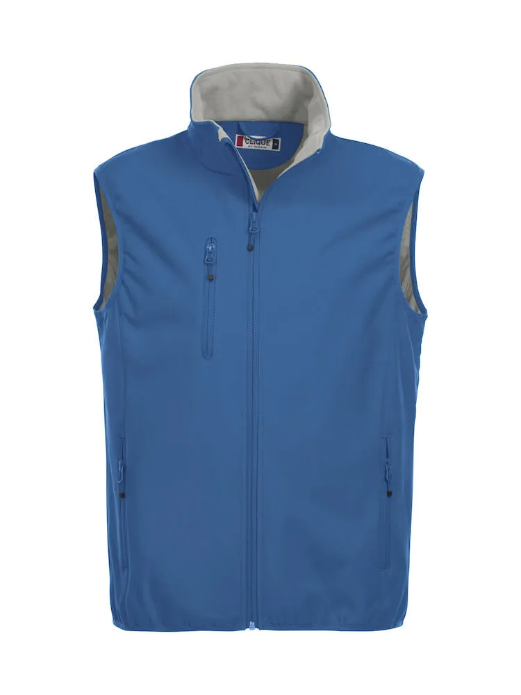 020911 Clique Softshell Gilet With Left Chest & Back Logo