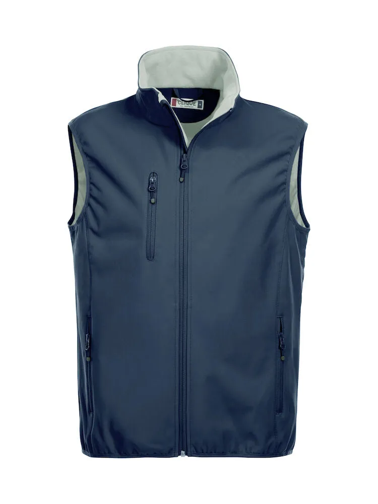 020911 Clique Softshell Gilet With Left Chest & Back Logo