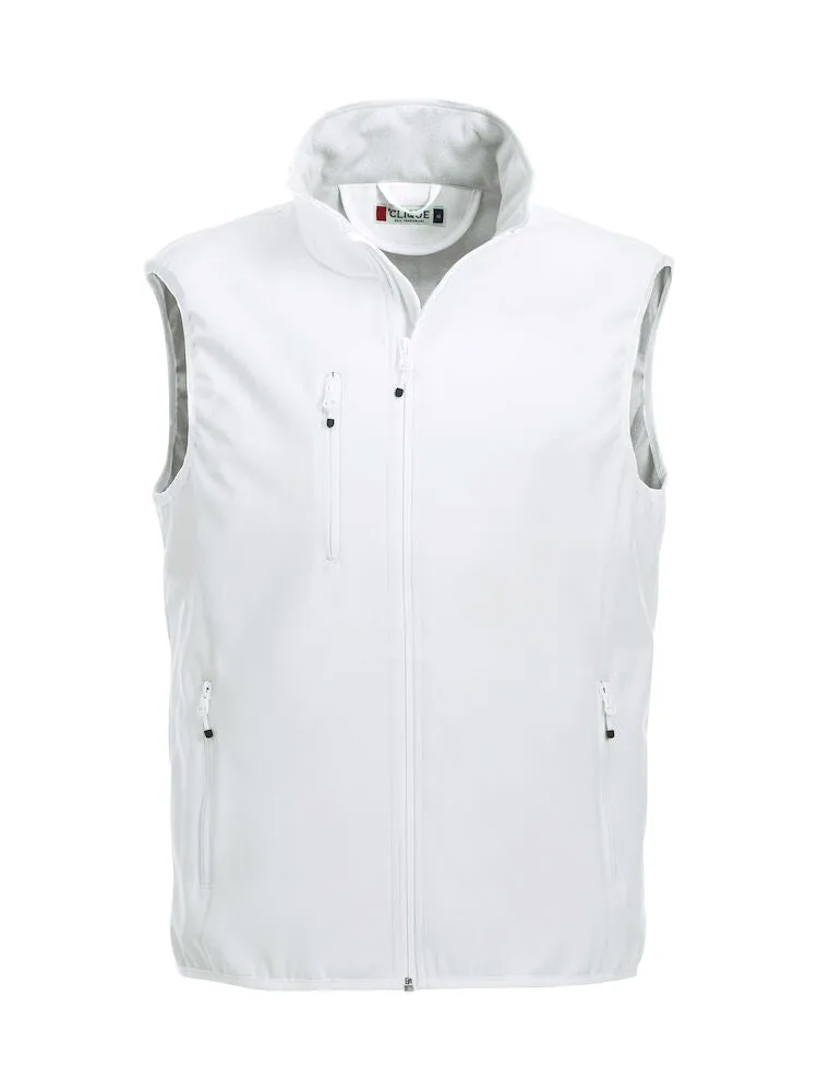 020911 Clique Softshell Gilet With Left Chest & Back Logo