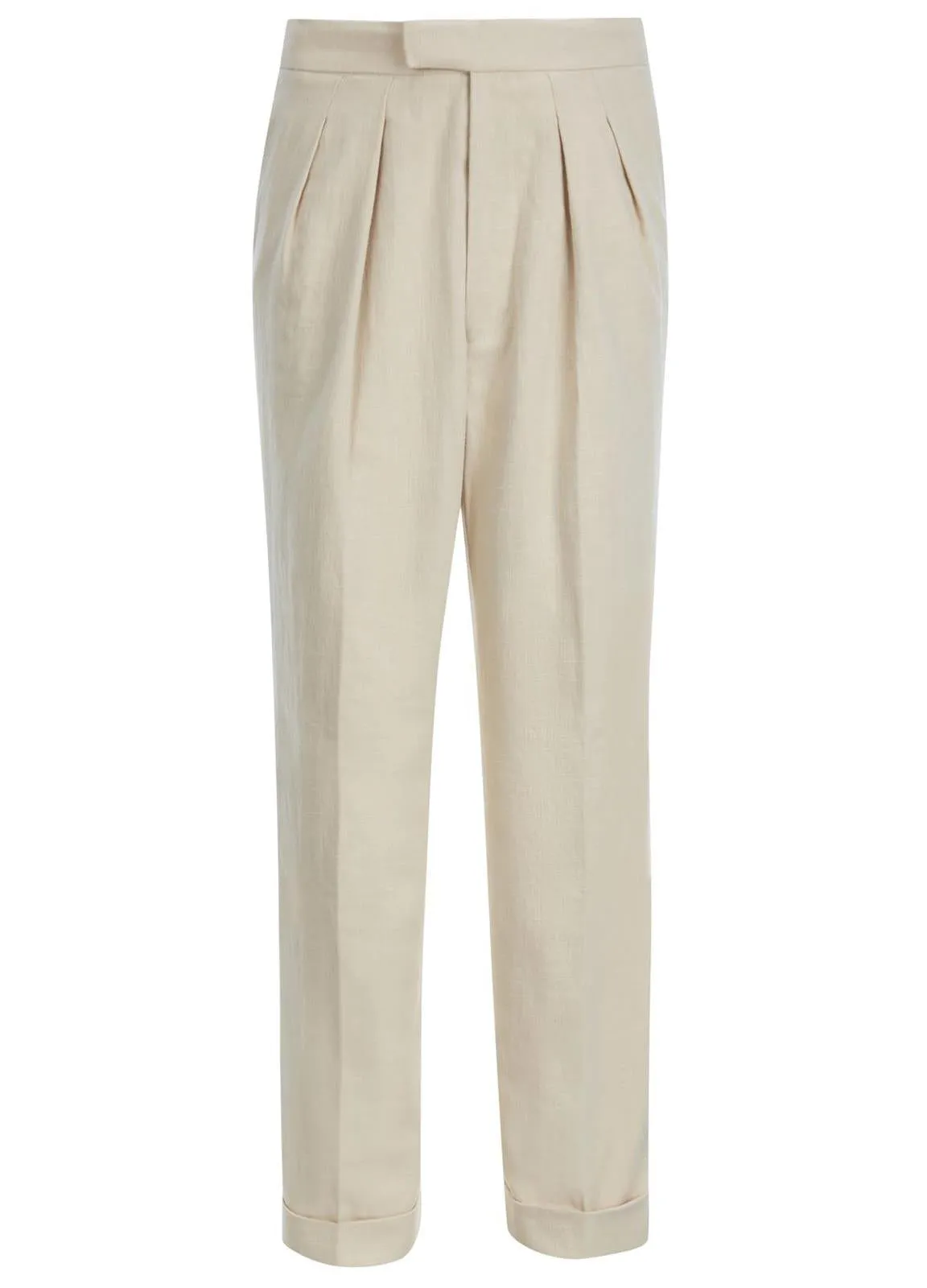 1940s Vintage Gadabout Linen Fishtail Trousers