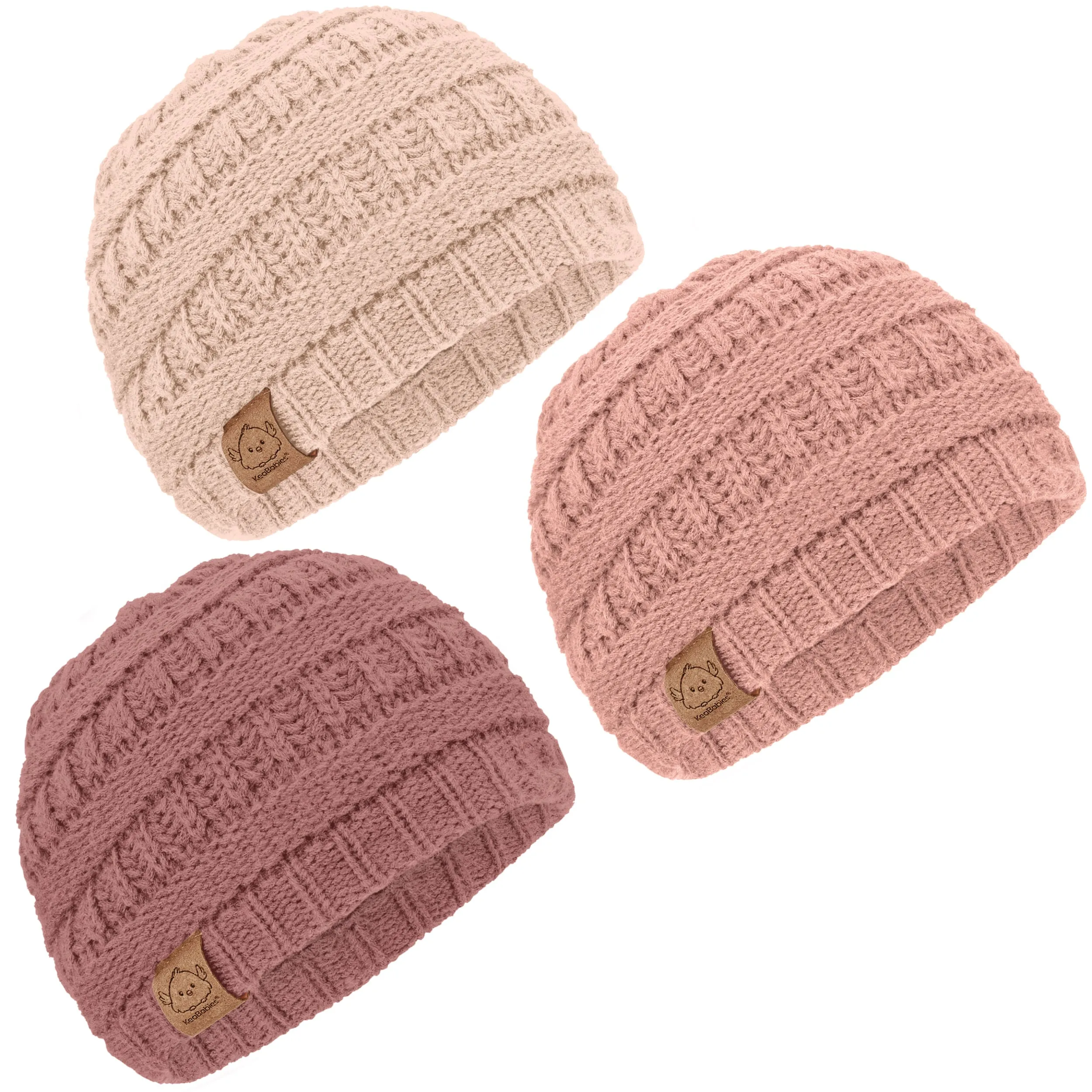 3-Pack Warmzy Baby Beanies