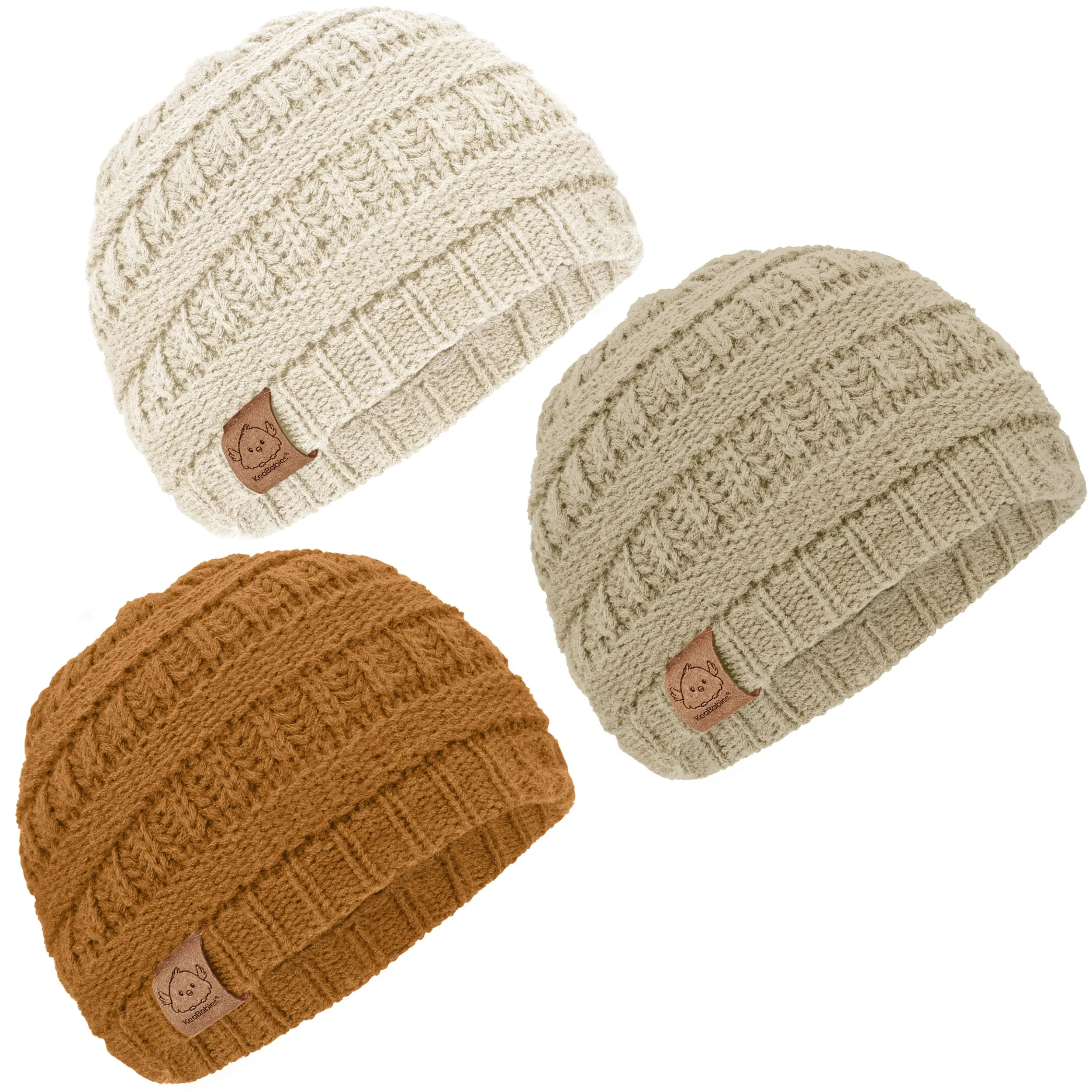 3-Pack Warmzy Baby Beanies