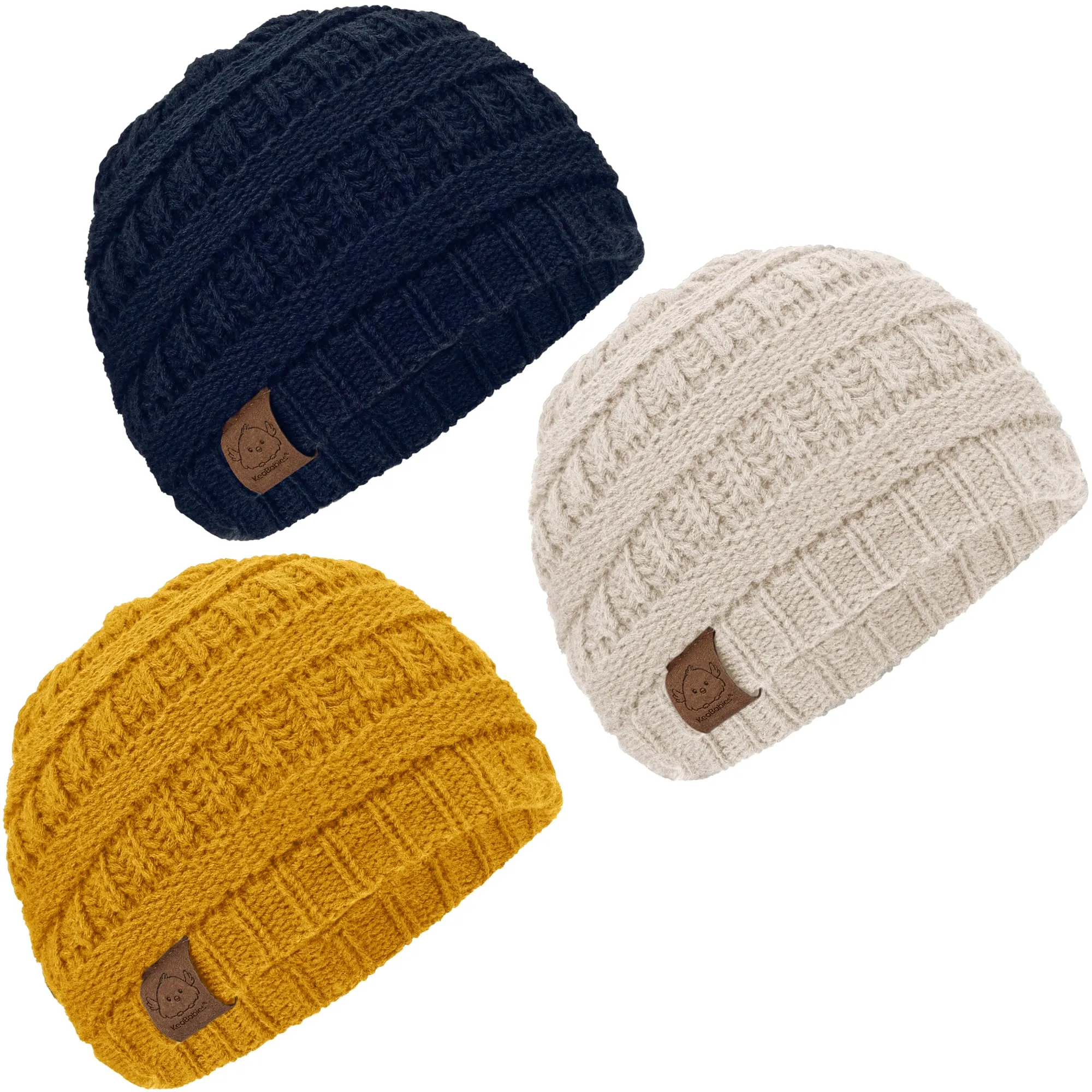 3-Pack Warmzy Baby Beanies