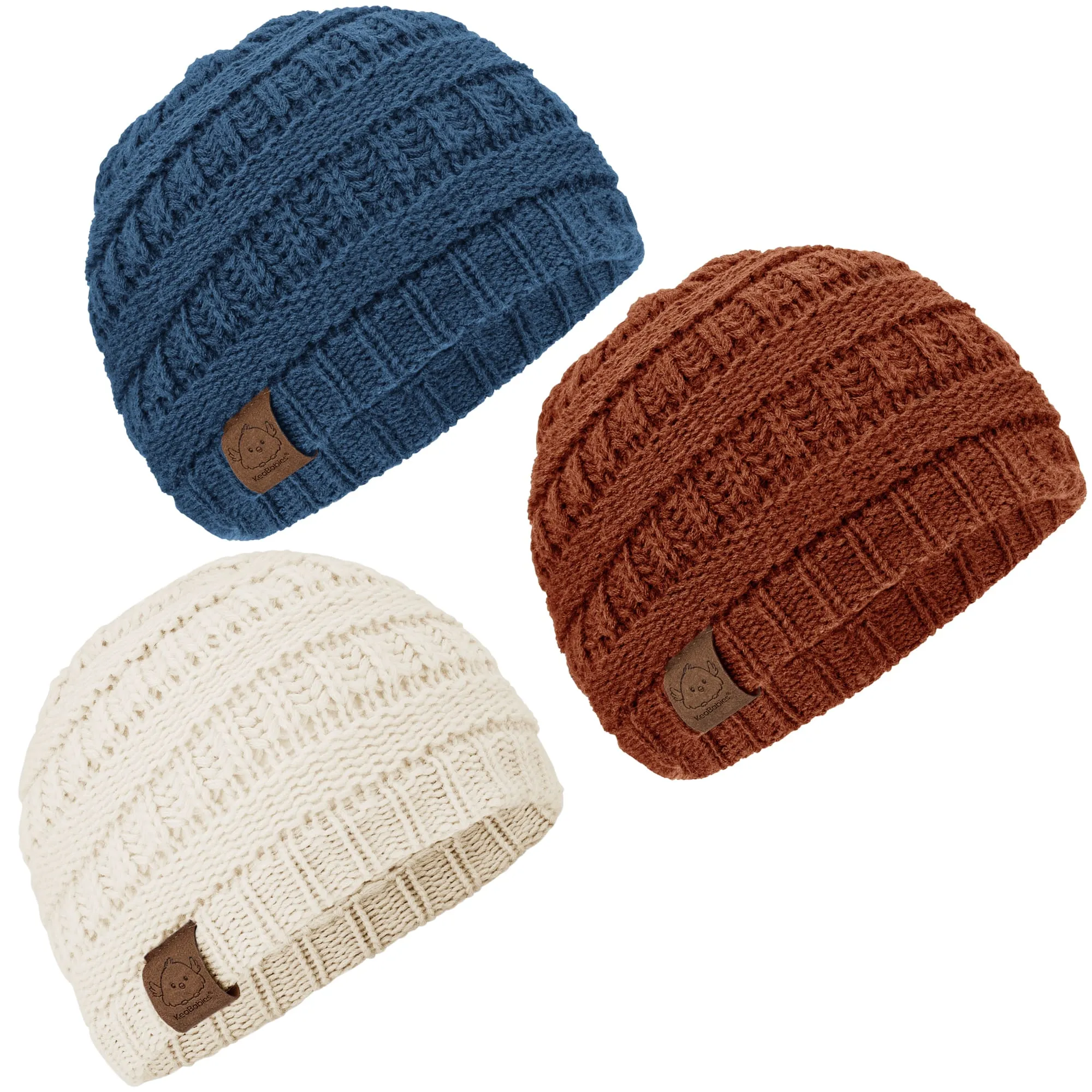 3-Pack Warmzy Baby Beanies