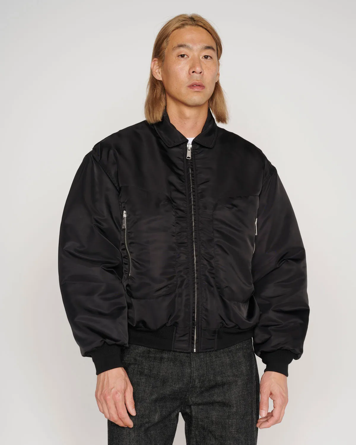 3D Flight Jacket - Black