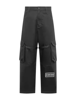 44 label group men`s black helm pants