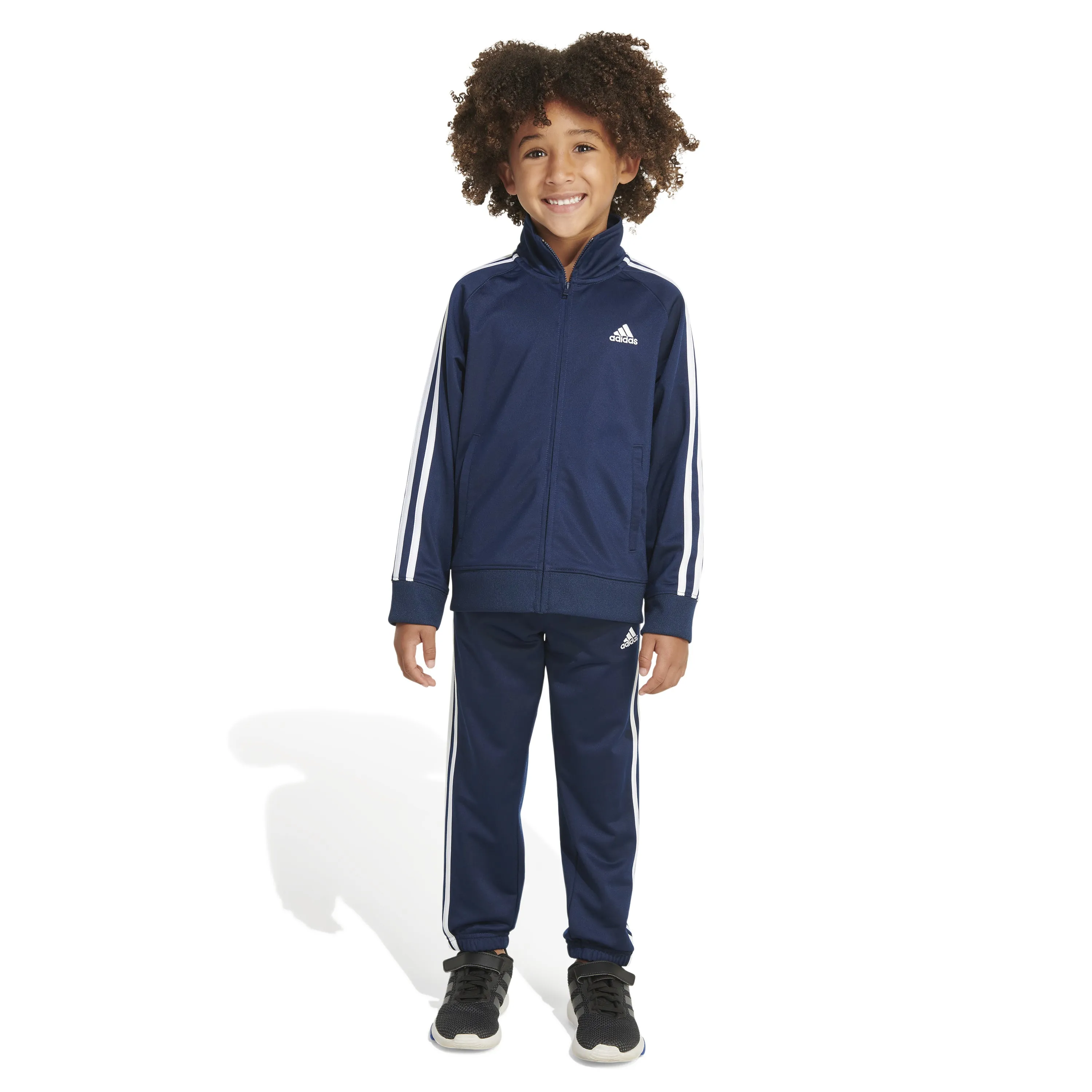 Adidas Tricot Jogger 2 Piece Set in Navy