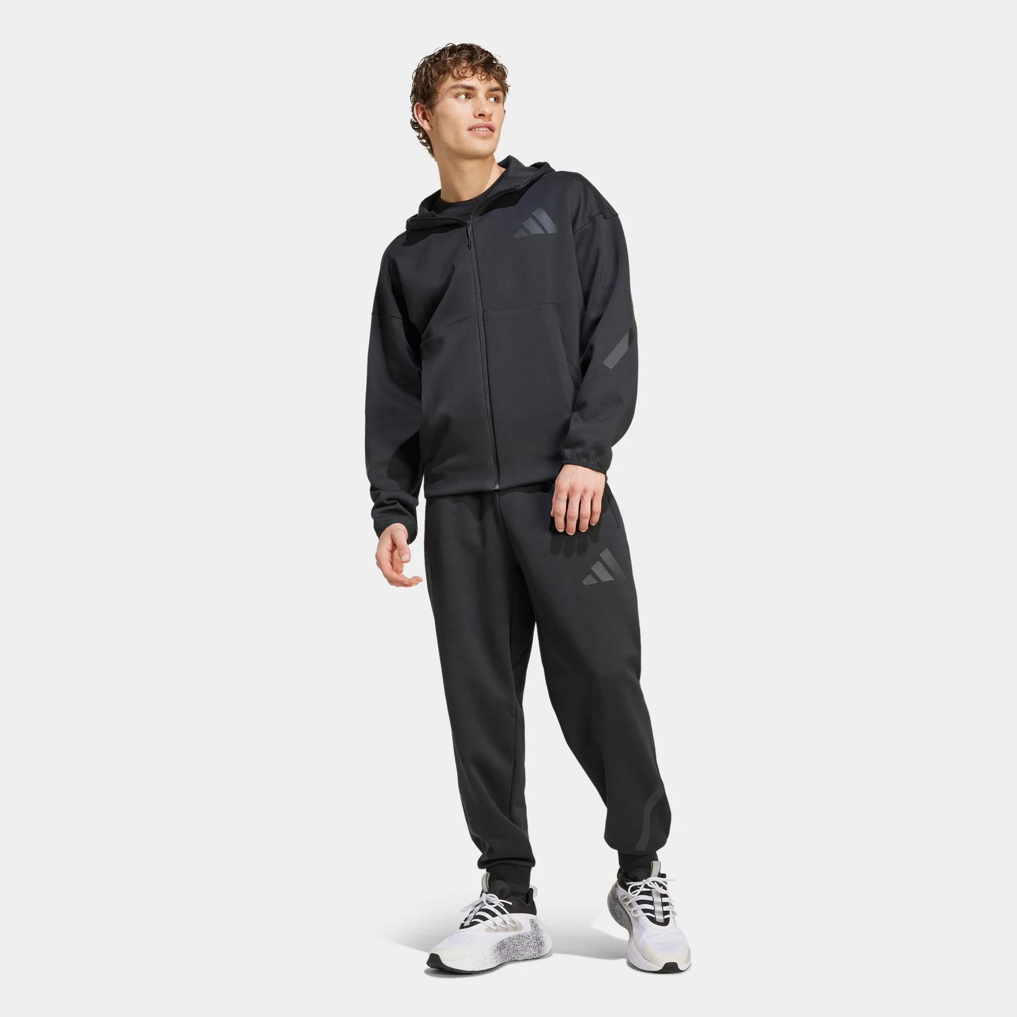 adidas Z.N.E. Full-Zip Hoodie / Black