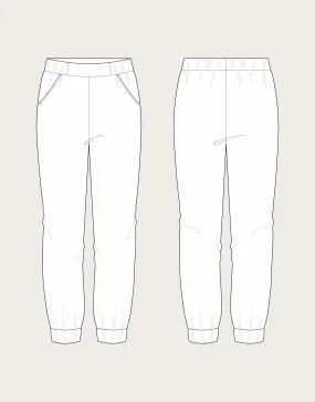 Almost Long Trousers Sewing Pattern, The Assembly Line