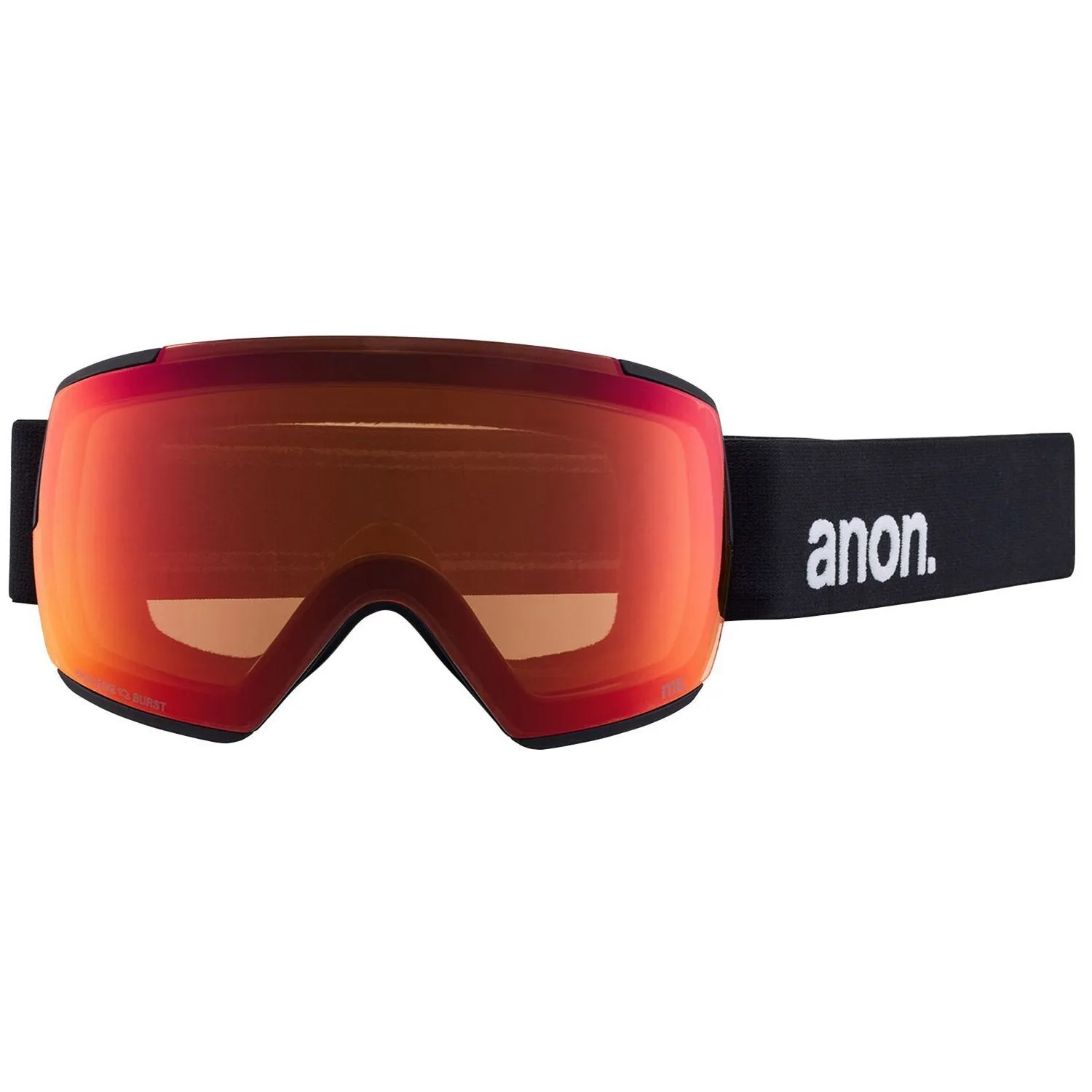 Anon M5 Goggles & MFI Face Mask & Spare Lens 2024 Black / Perceive Sun Red Lens