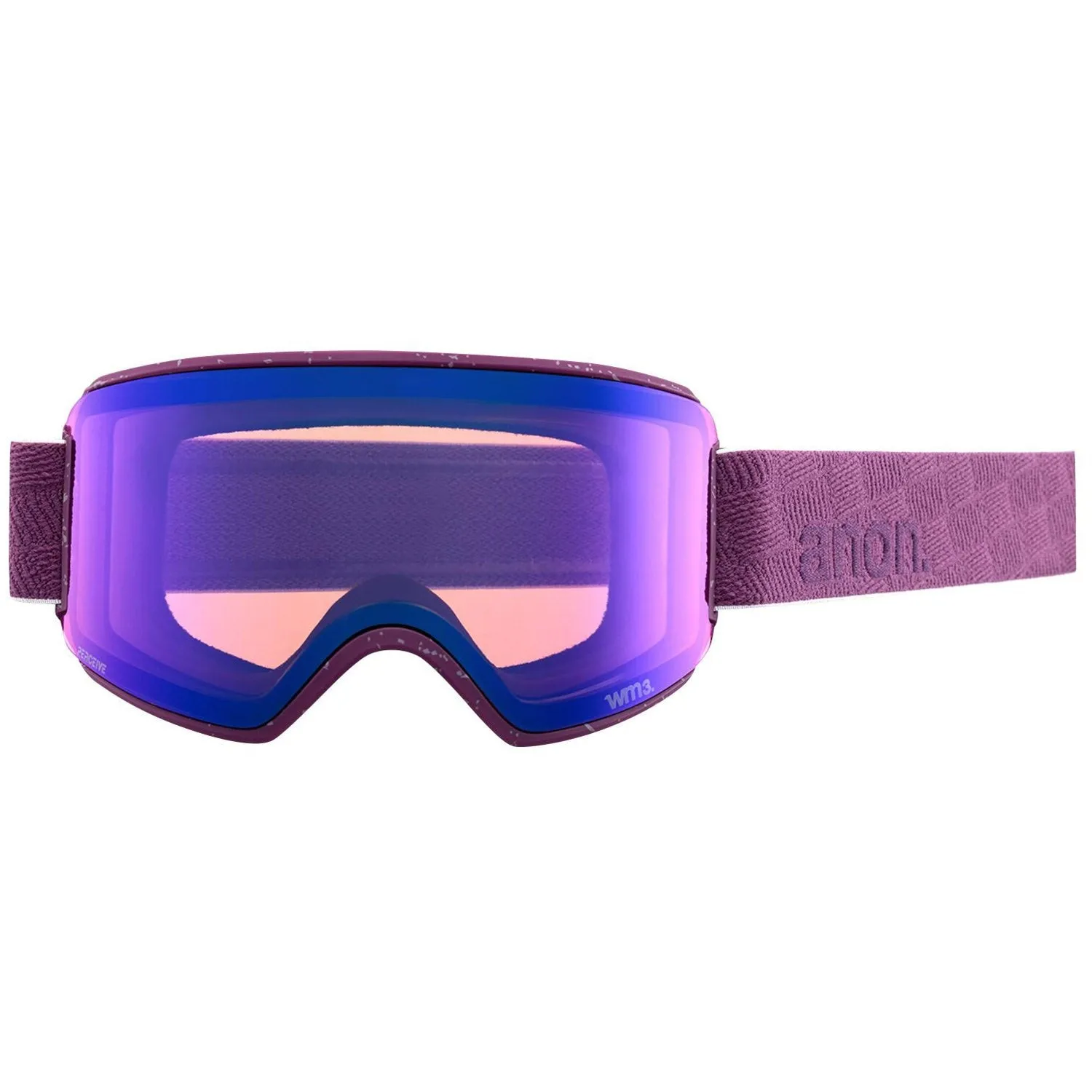 Anon WM3 Goggles & MFI Face Mask & Spare Lens 2024 Grape / Perceive Sun Onyx Lens