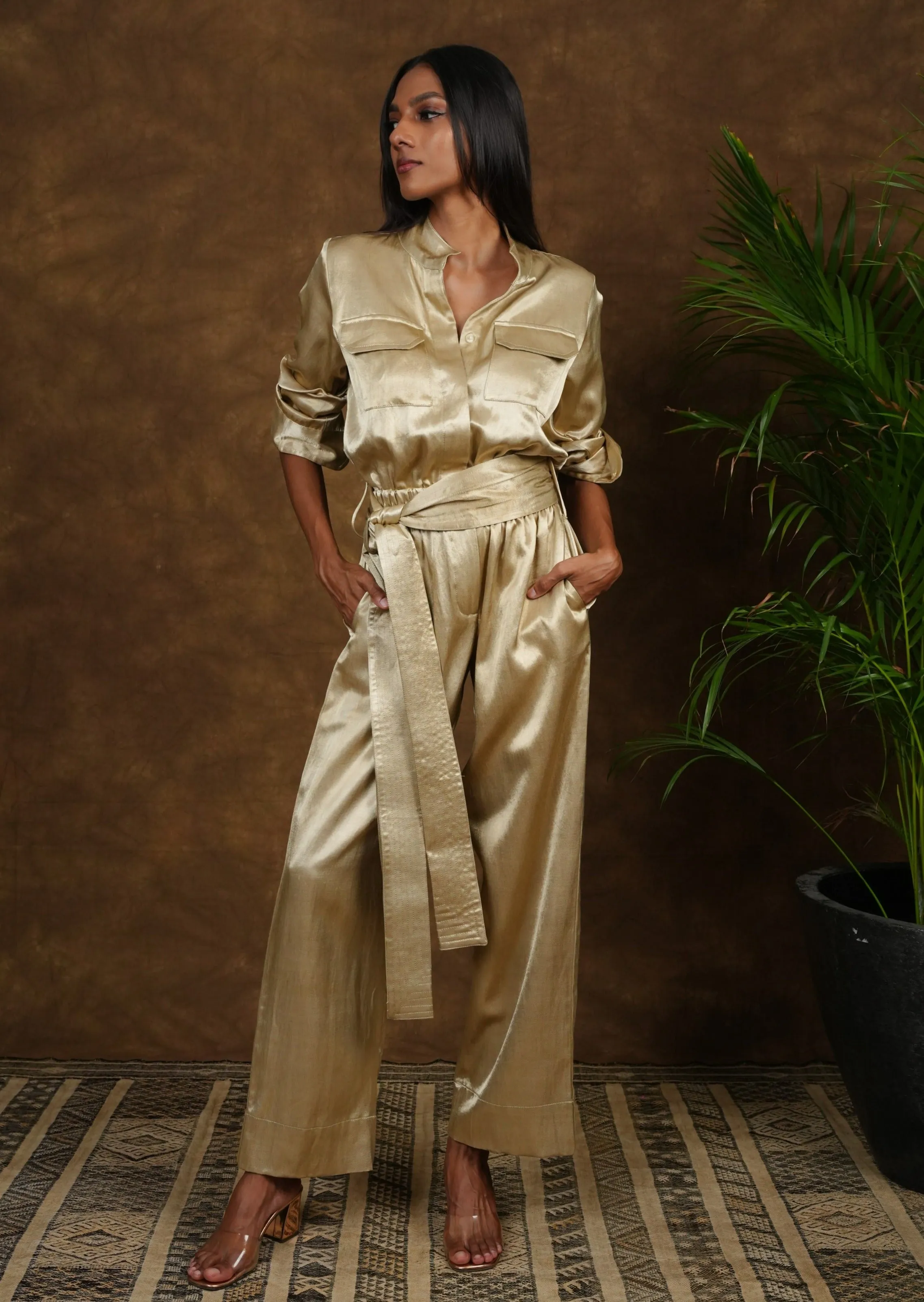 Anusha Jumpsuit - Gold