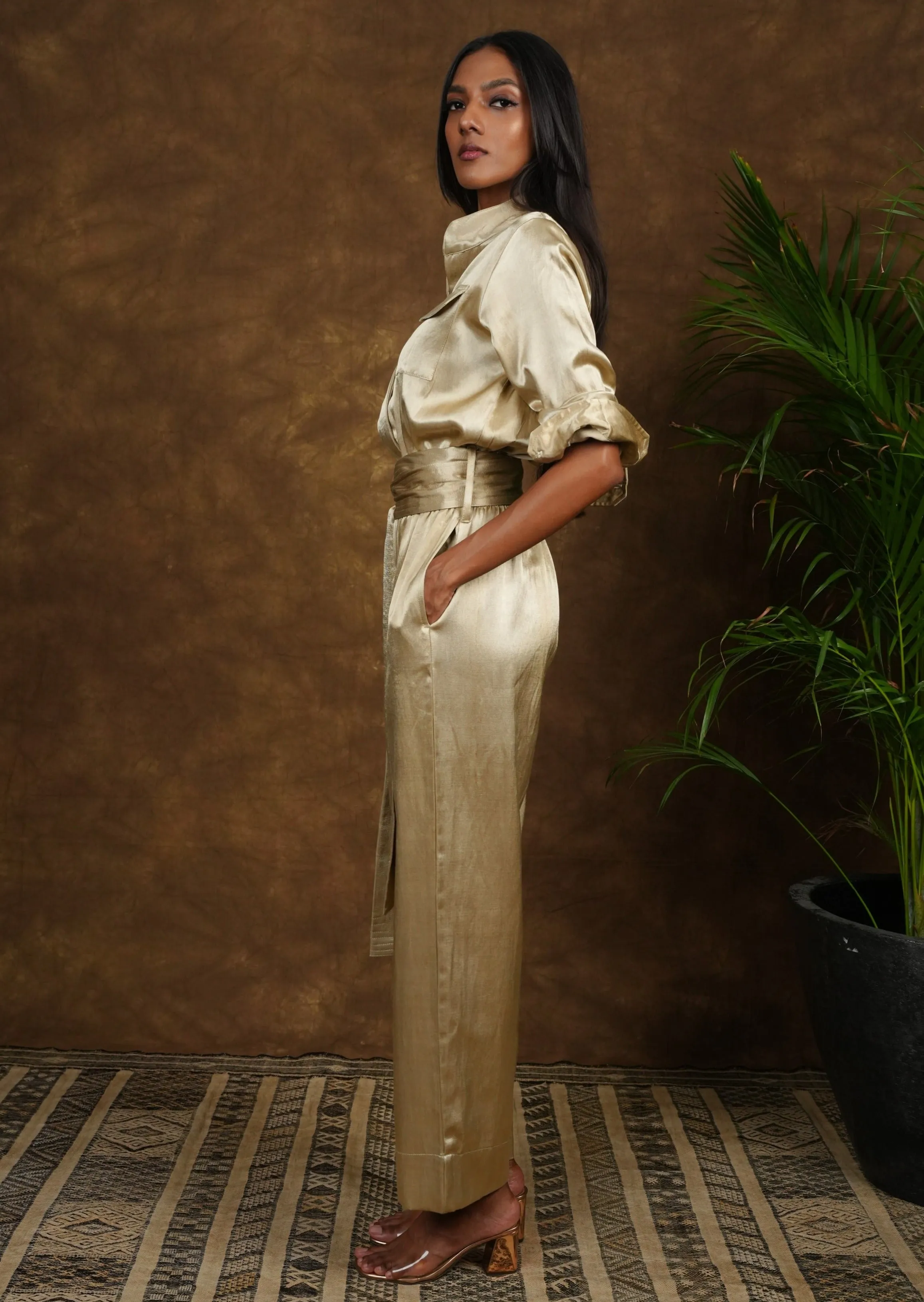 Anusha Jumpsuit - Gold