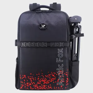 Arctic Fox Click Flame Scarlet Professional Dslr Camera Bag and Camera Backpack With Laptop Compartment