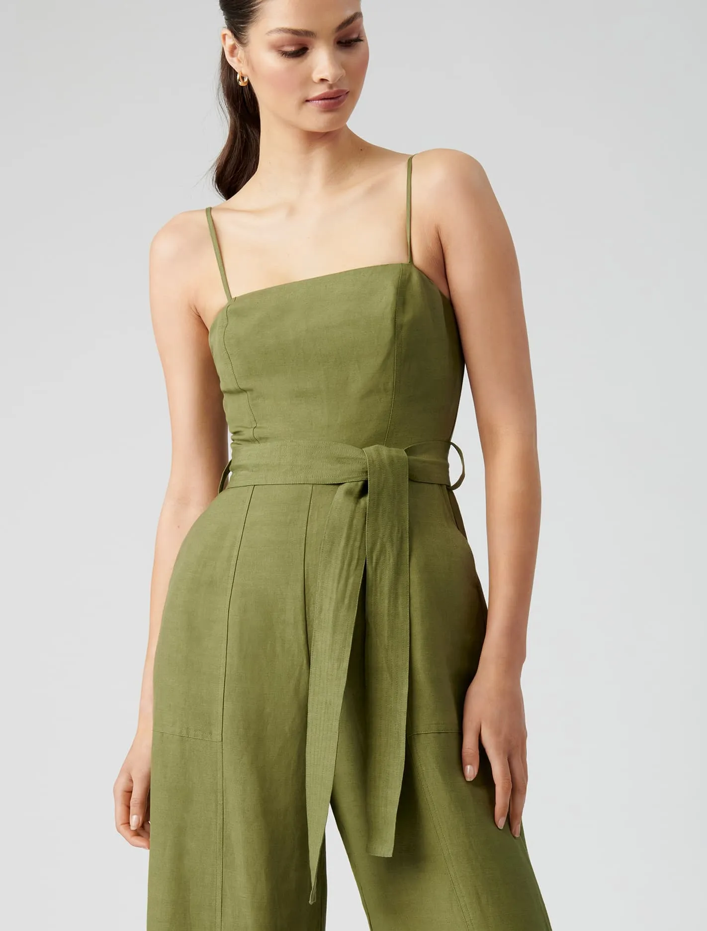 Avery Tie Waist Jumpsuit