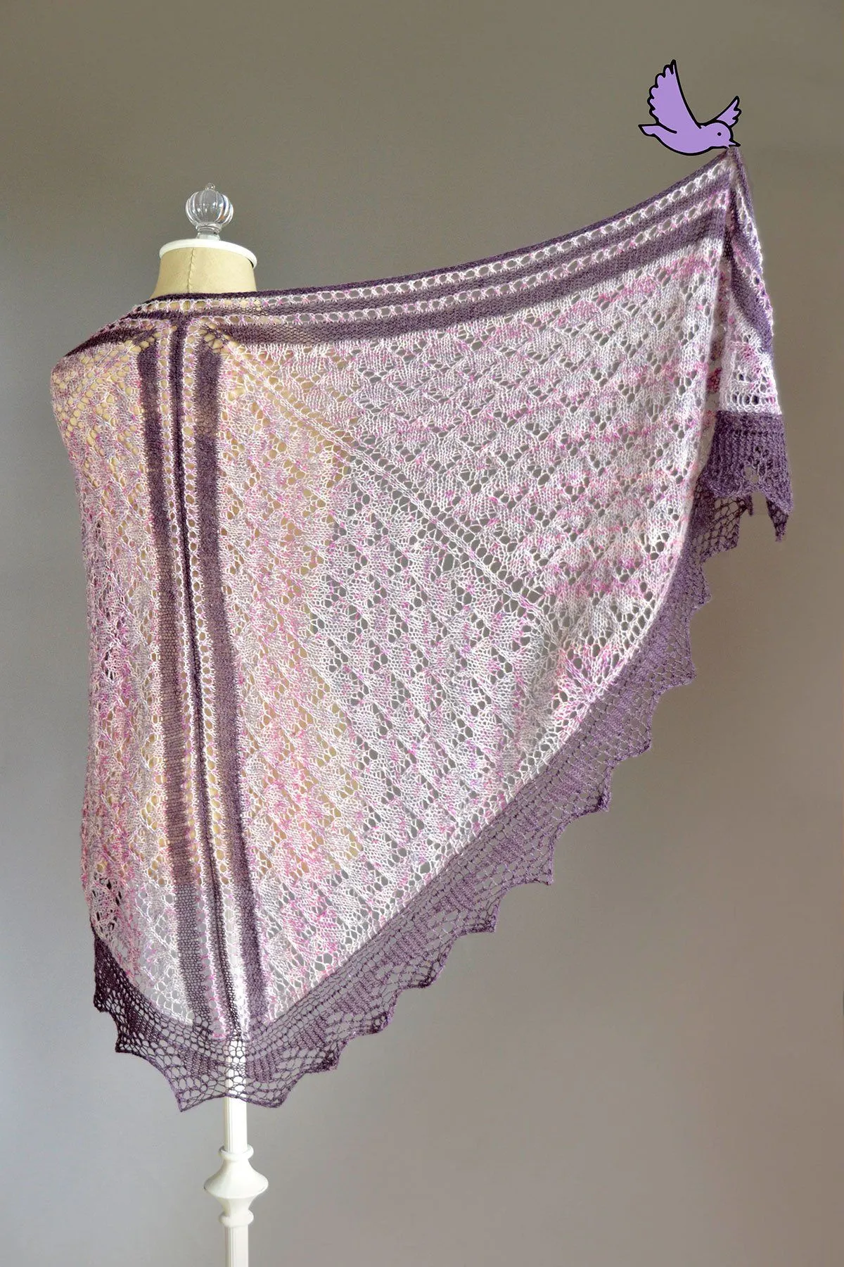 Bisected Shawl