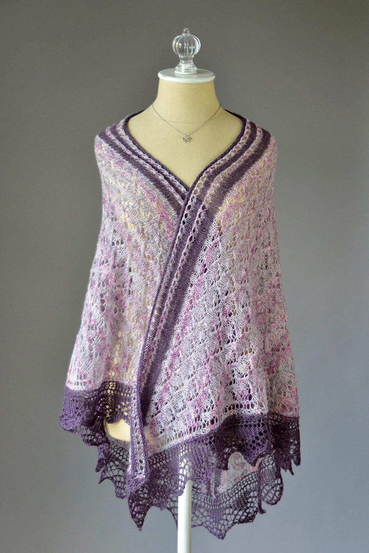 Bisected Shawl