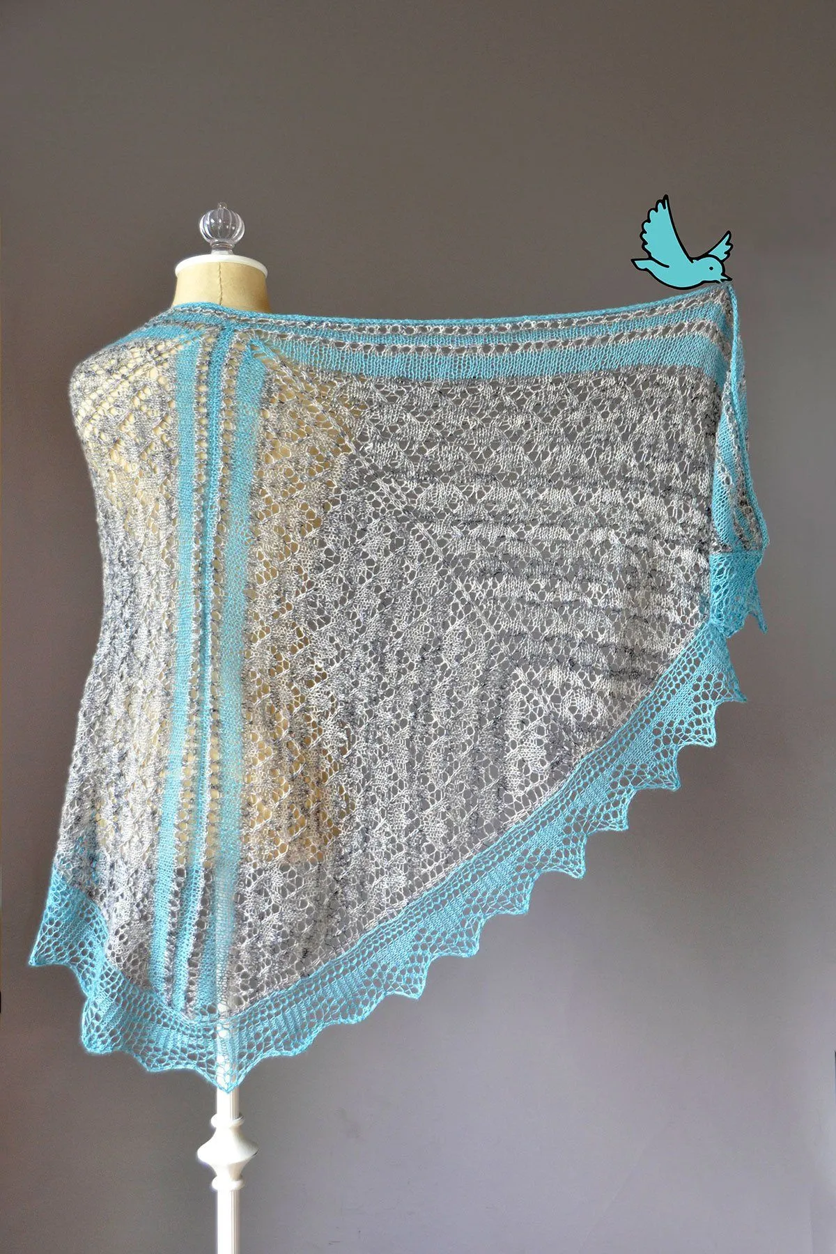 Bisected Shawl