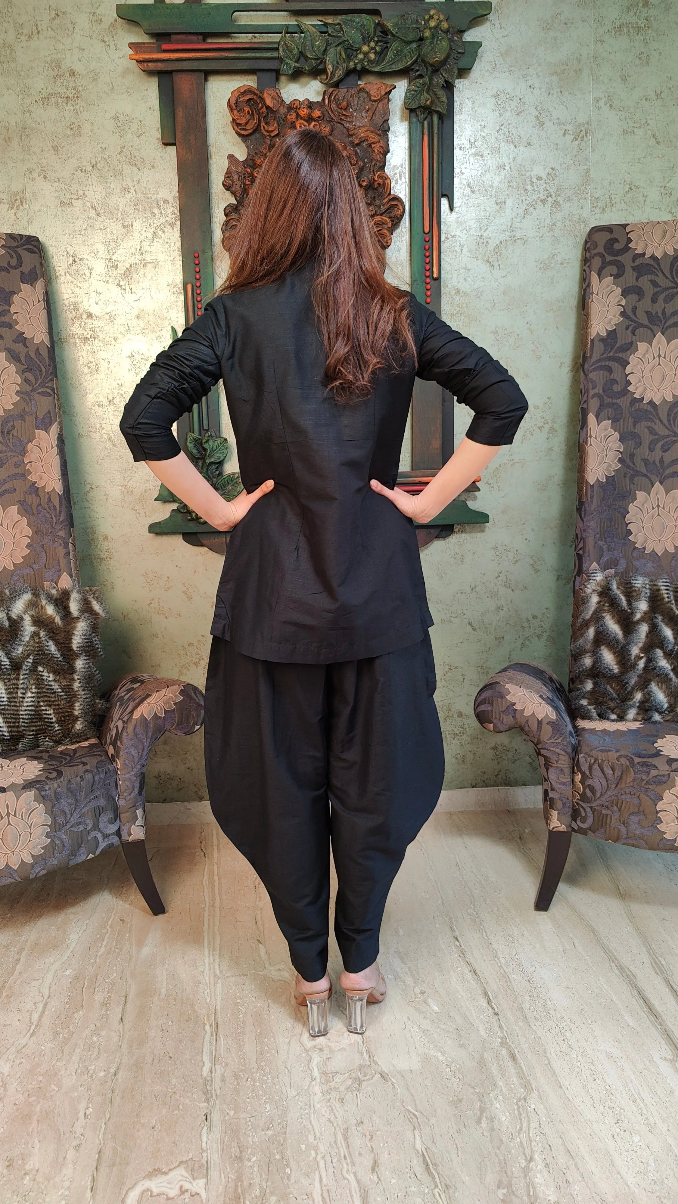 Black Jumpsuit with Jacket