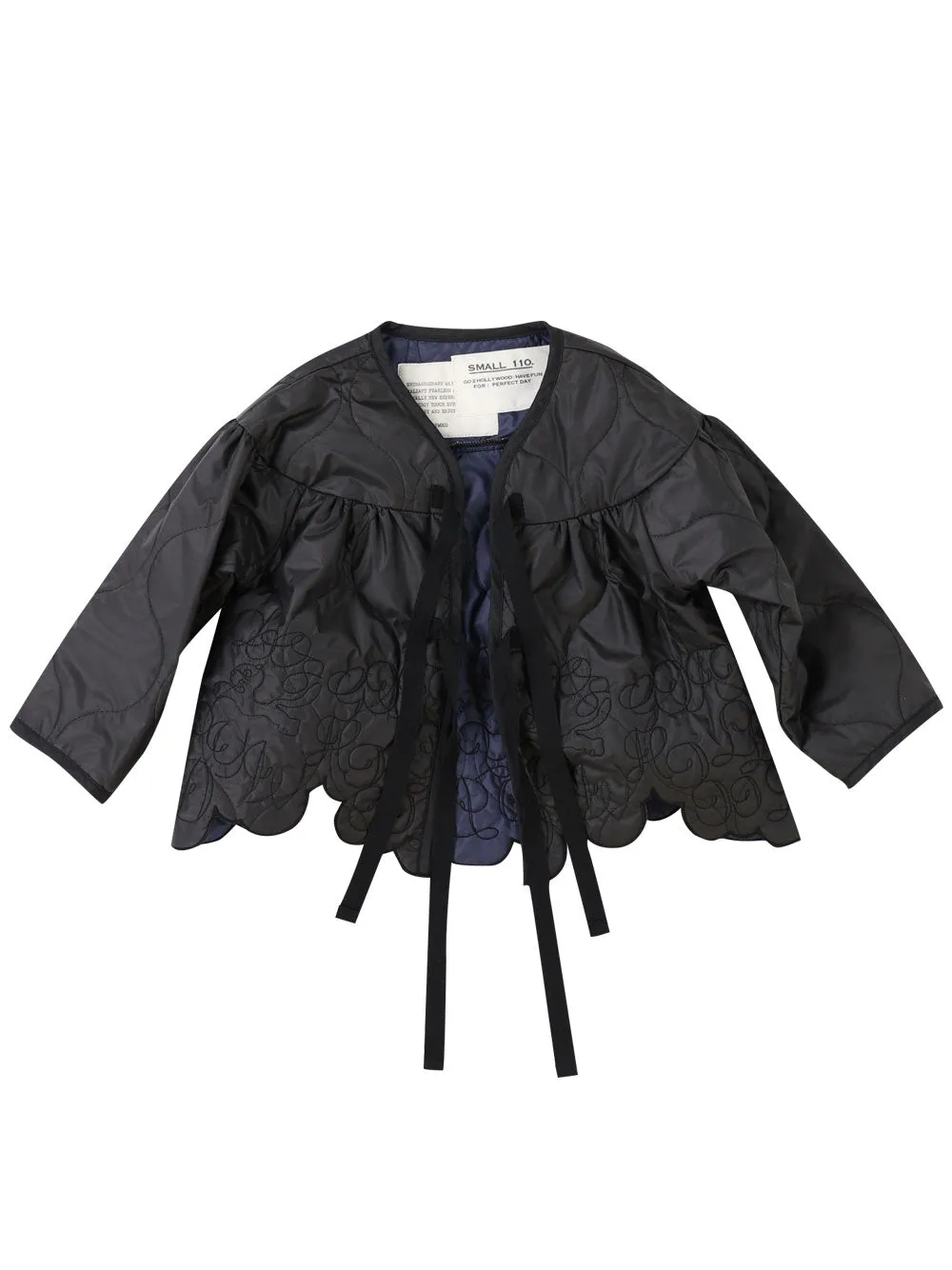 Black Scalloped Jacket