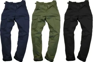 Blue Castle Mens Combat Cargo Work Trousers Long Leg