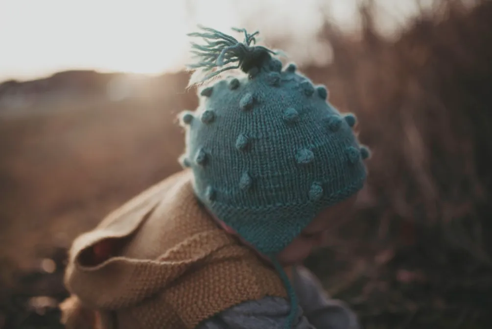 Bobble Hat - Plant Dyed