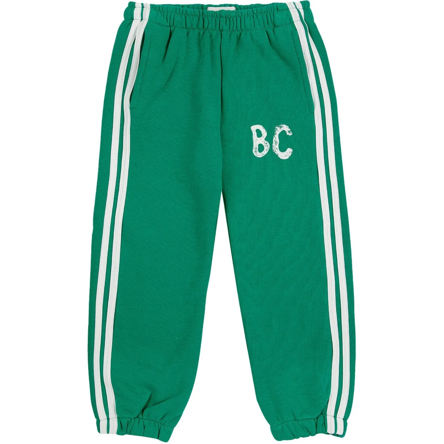 Bobo Choses Green B.C Shadow Stripes JAndging Pants