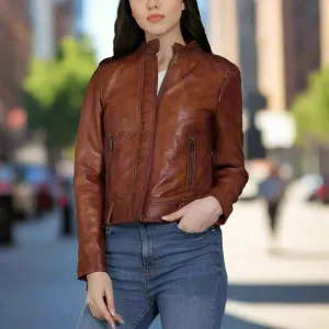 BOL Women's Sage 1 Lamb Leather Jacket