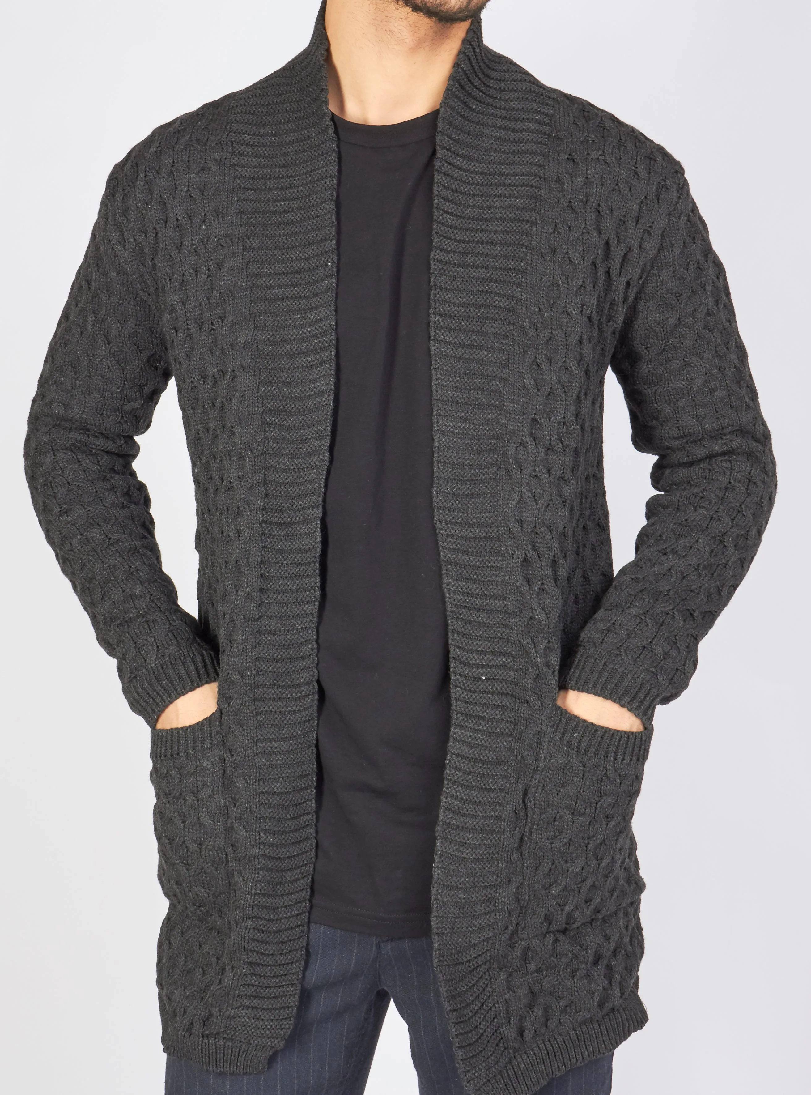 Buyer's Choice Cardigan - Classic Knit - Dark Grey - T3772