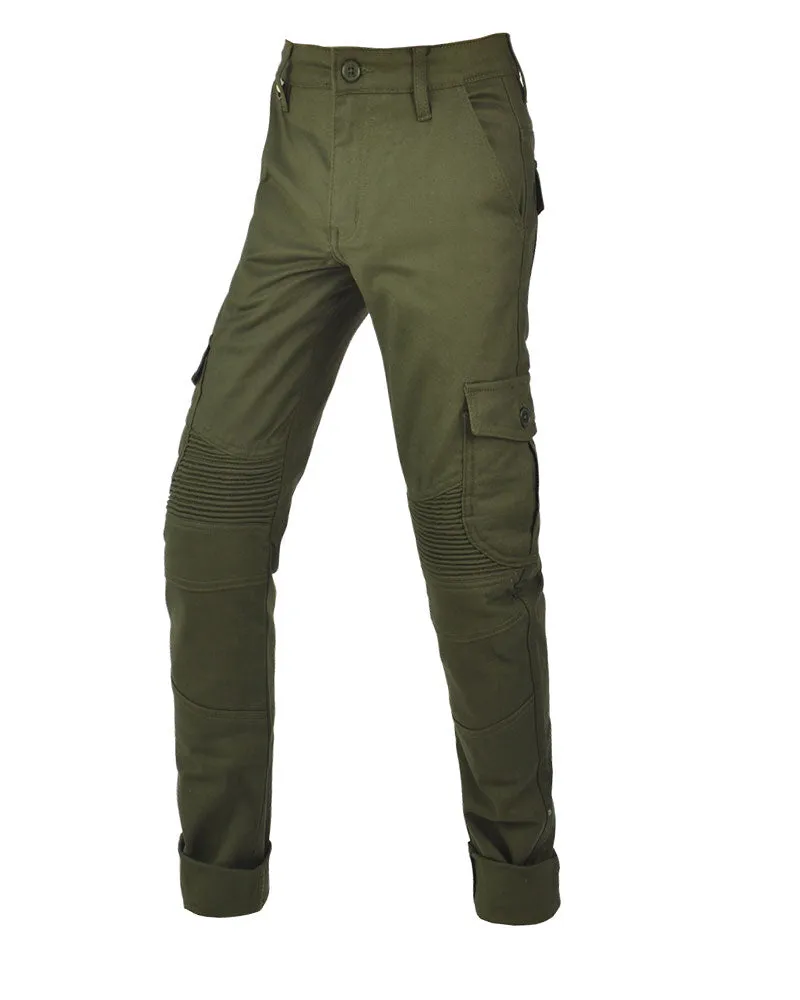 ByCity Mixed Slim  III Ladies Motorcycle Cargo Pants  - Green