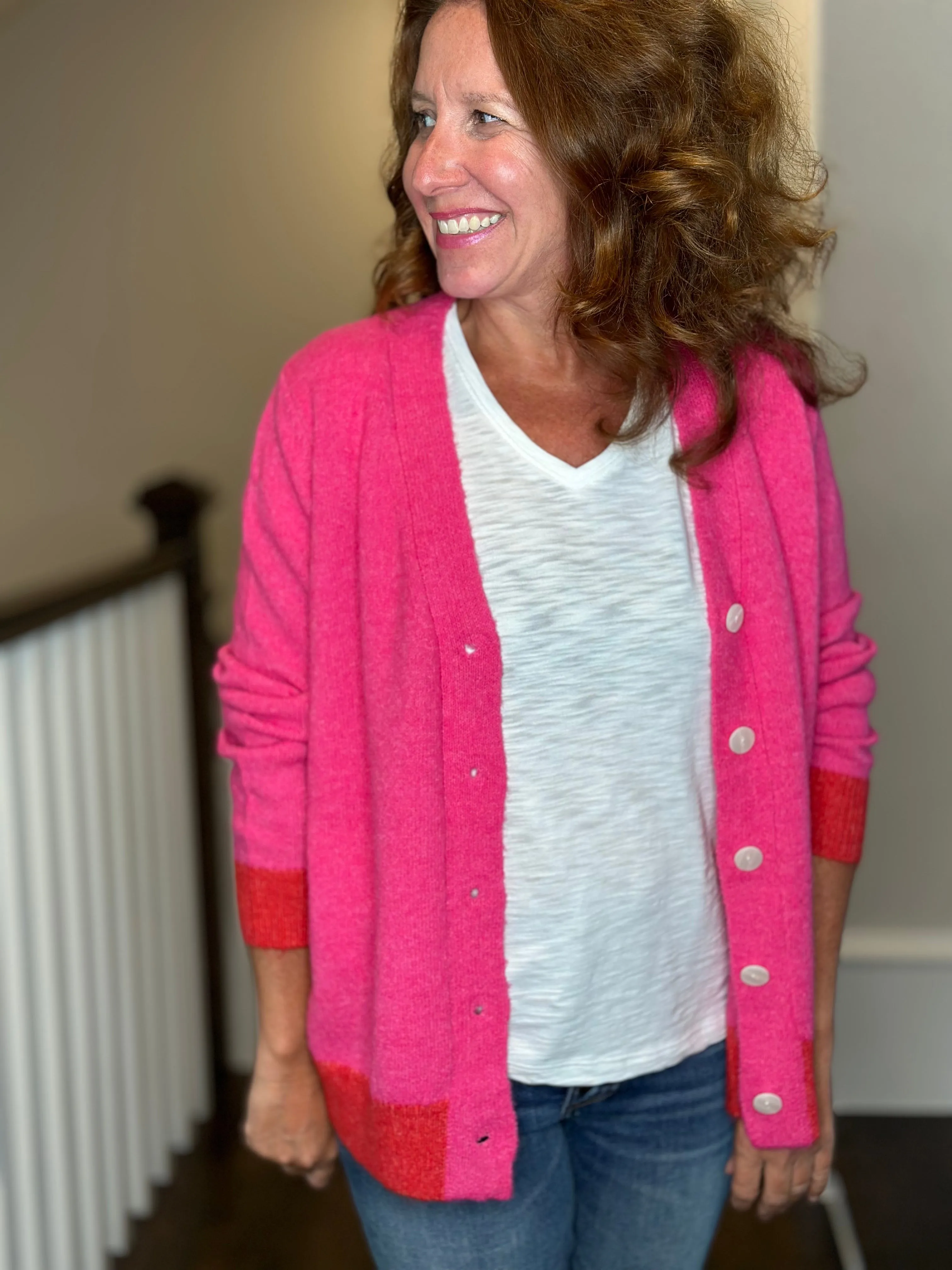 Caryn Lawn Frankie Sweater in Pink