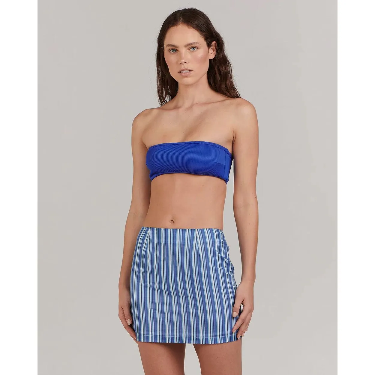 Charlie Holiday Alicia Mini Skirt - Sea Stripe