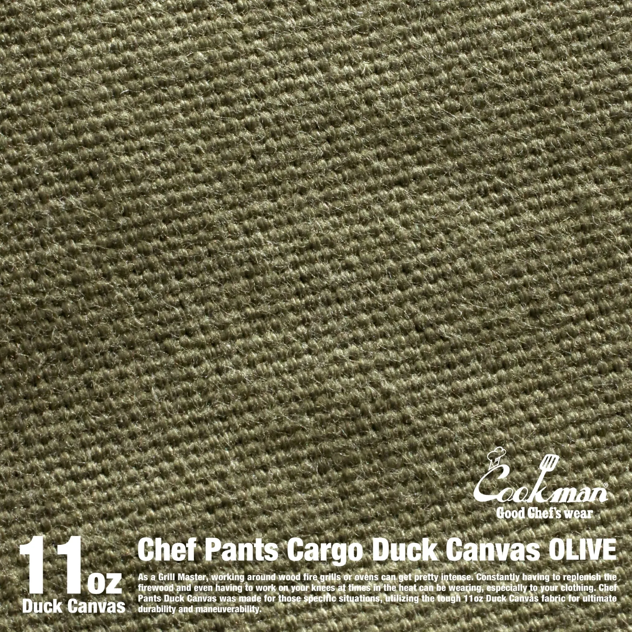 Cookman Chef Pants Cargo - Duck Canvas : Olive