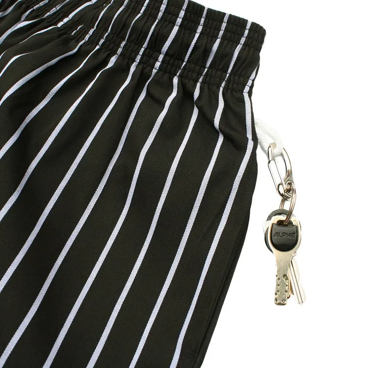 Cookman Chef Pants - Stripe : BLACK