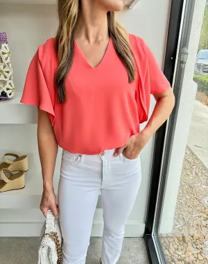 Coral Serena Top