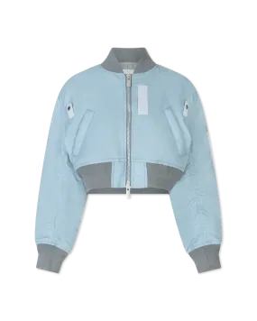 Cropped Bomber Jacket