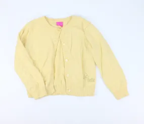 DISNEY BELLE YELLOW CARDIGAN 5Y PRE-LOVED