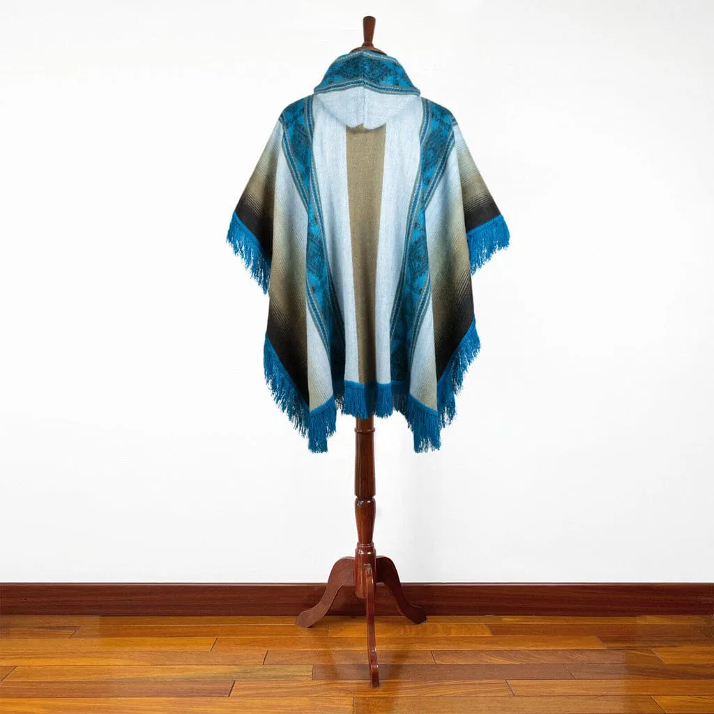 Earth and Water Alpaca Poncho