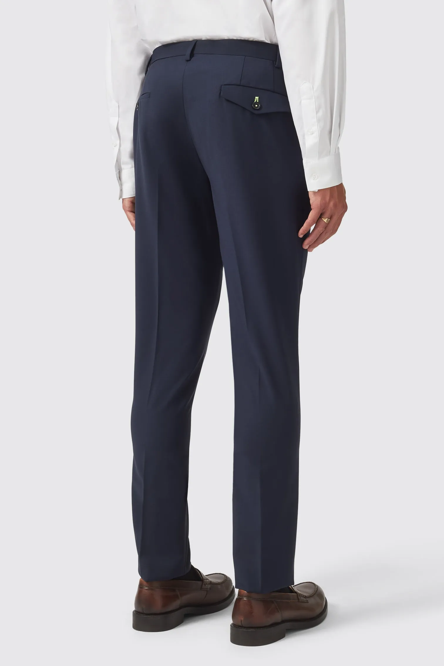 Ellroy Skinny Fit New Navy Trousers