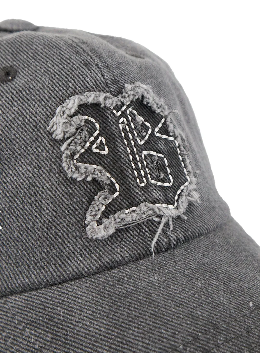 Embroidered Patchwork Washed Cap CG413