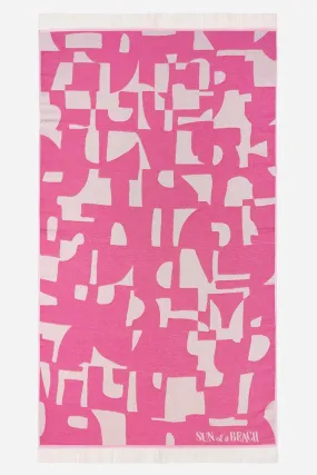 Eroticon Bubblegum | Feather Beach Towel