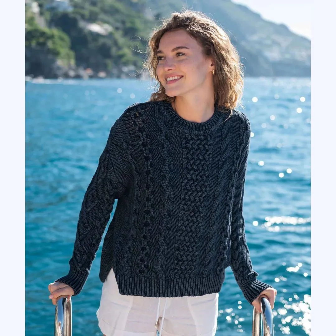 Fisherman Cable Knit Sweater