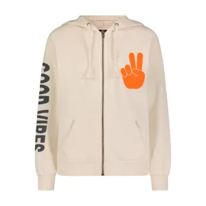 Good Vibes Coconut Zip Up hoodie