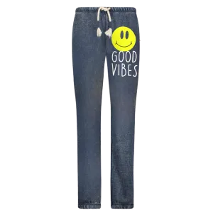 Good Vibes Navy Sweatpants - SALE