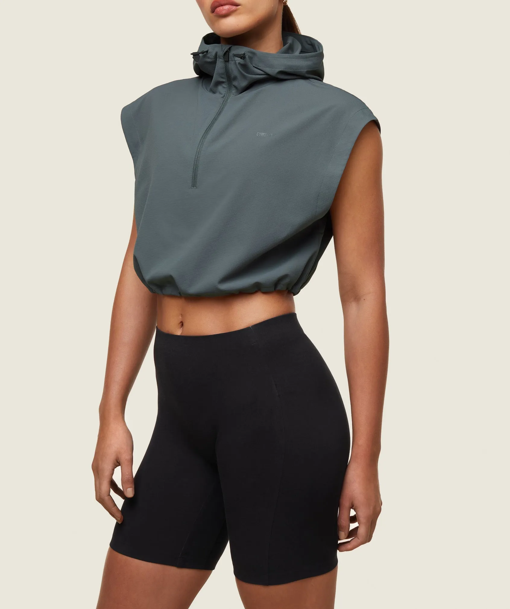 Gymshark everywear Lightweight Sleeveless Jacket - Slate Teal