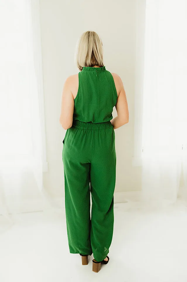 Halter Mock Jumpsuit