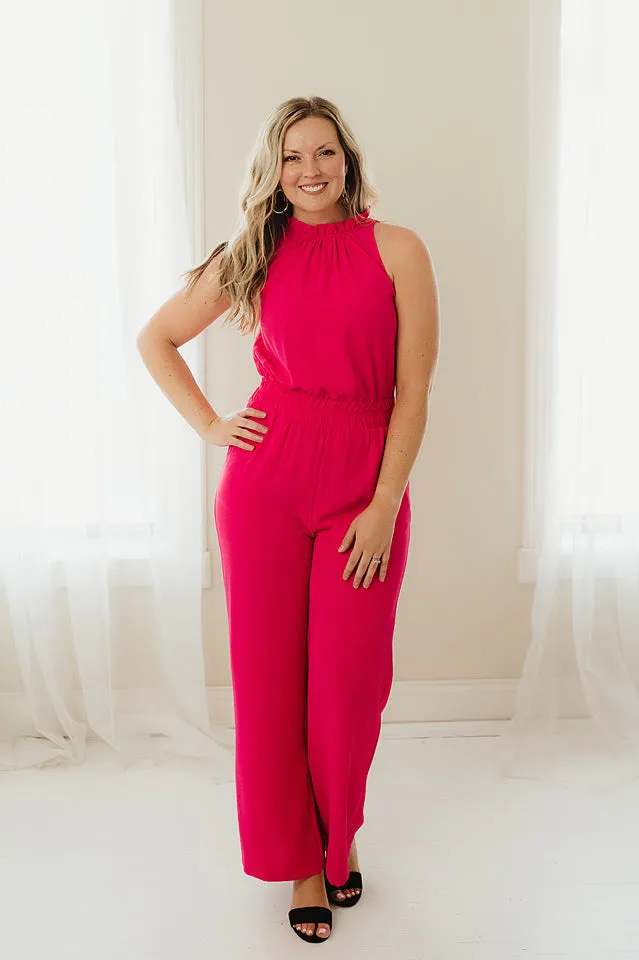 Halter Mock Jumpsuit