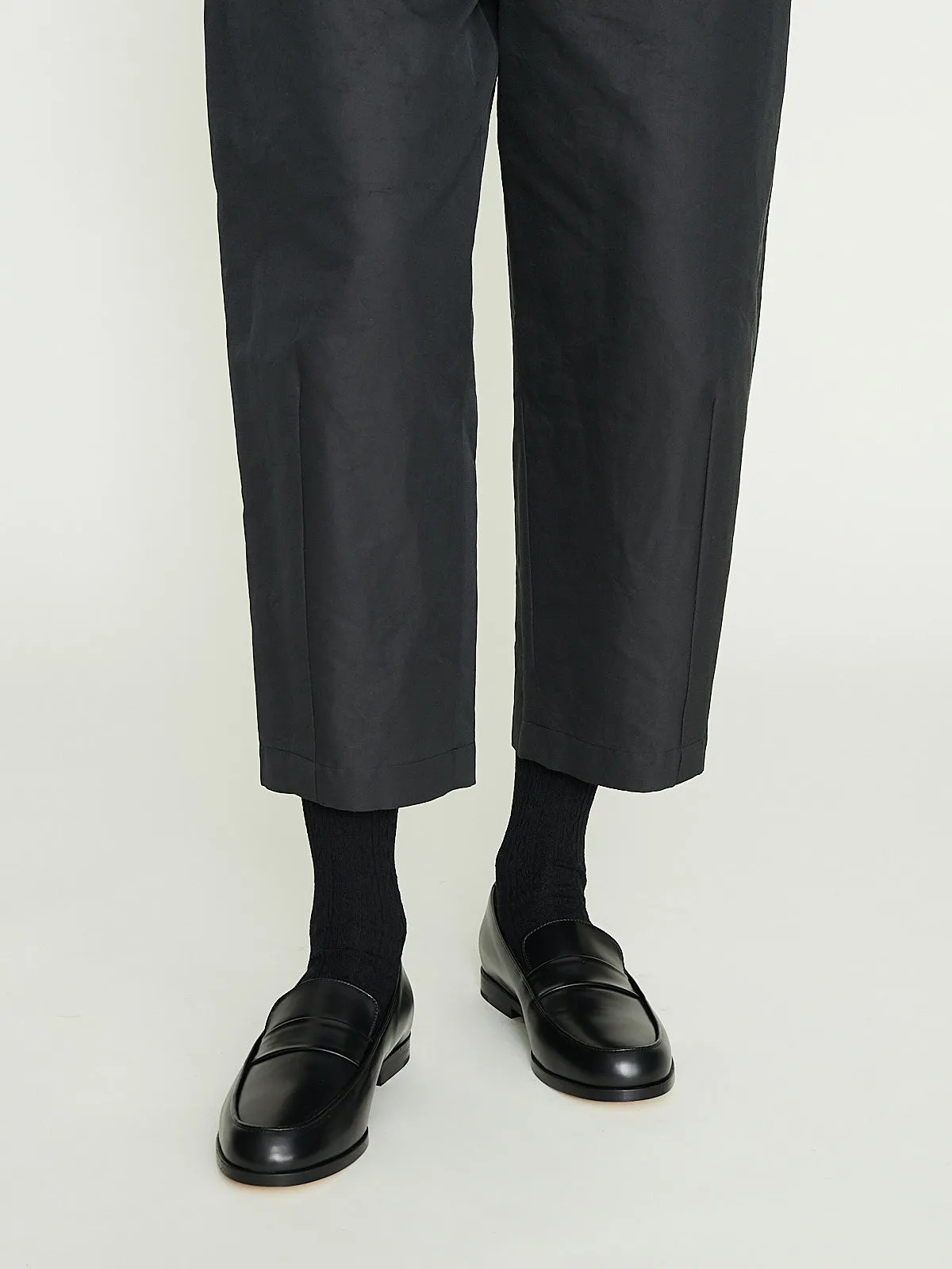 Hem Dart Easy Pants in Vintage Black