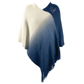 Houston Texans Dip Dye Poncho