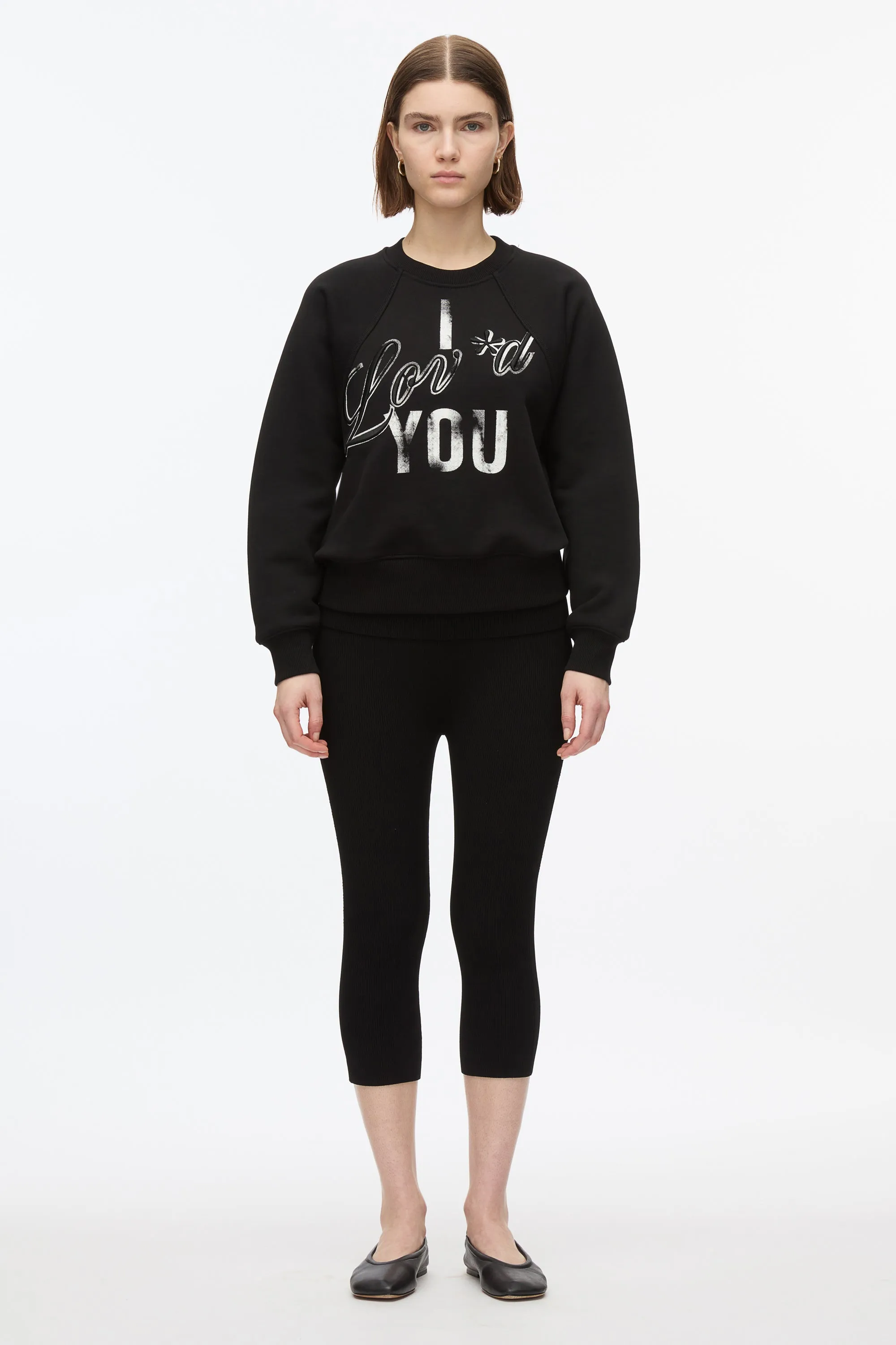 I Lov'd You Cropped Sweatshirt